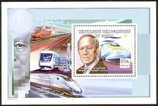 year=2001, Congo Stamp with Thalys