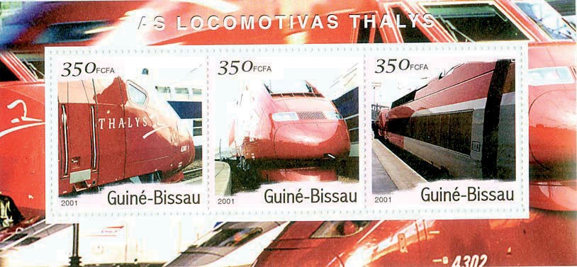 2001, Guinea-Bissau Stamp with Thalys