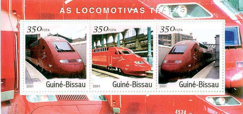 2001, Guinea-Bissau Stamp with Thalys