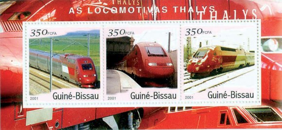 2001, Guinea-Bissau Stamp with Thalys