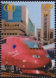 Belgian Railway Stamp 2002
