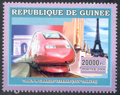 year=2006, Guinea Stamp with Thalys