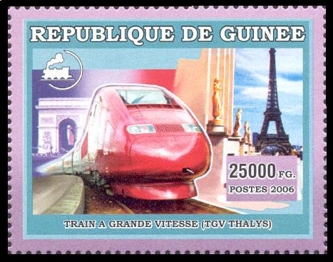 year=2006, Guinea Stamp with Thalys