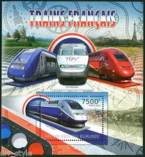 year=2012, Burundi Stamp block with Thalys