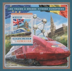 year=2016, Niger Stamp with Thalys