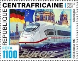 Central African Republic Stamp with ICE, 2021