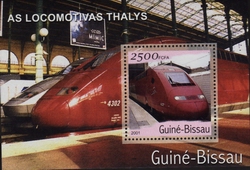 2001, Guinea-Bissau Stamp with Thalys