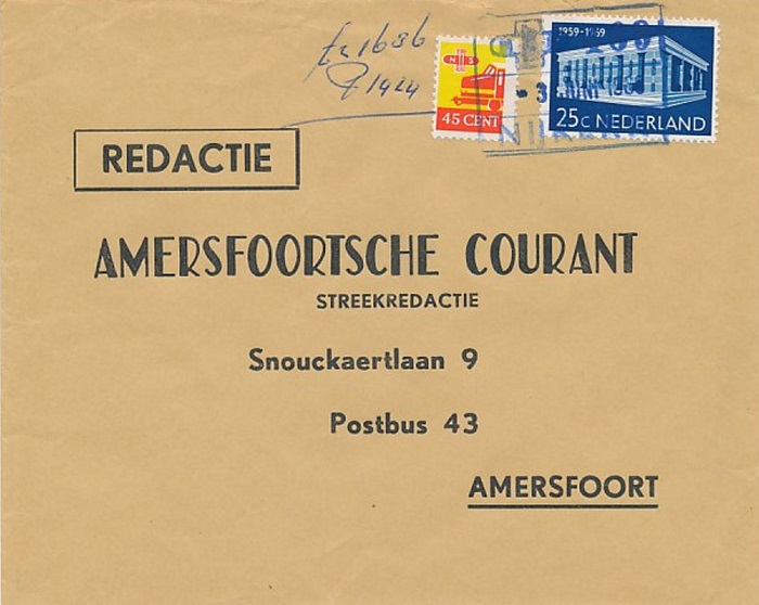Dutch railway letter
