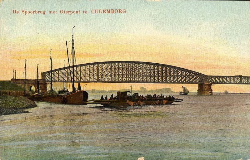 picture postcard Culemborg railway bridge picture postcard Culemborg railway bridge