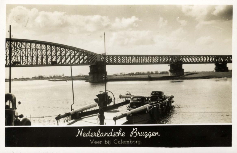 picture postcard Culemborg railway bridge picture postcard Culemborg railway bridge