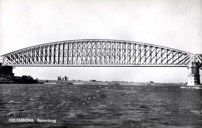 picture postcard Culemborg railway bridge picture postcard Culemborg railway bridge