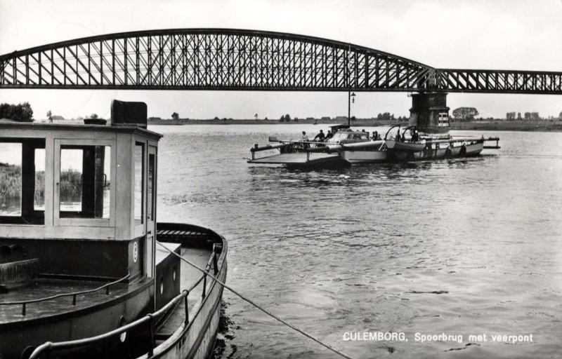 picture postcard Culemborg railway bridge picture postcard Culemborg railway bridge