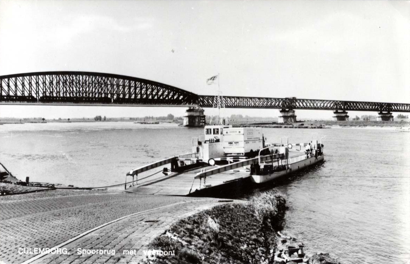 picture postcard Culemborg railway bridge picture postcard Culemborg railway bridge