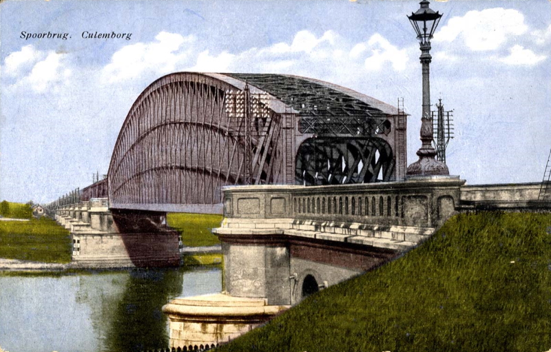 picture postcard Culemborg railway bridge picture postcard Culemborg railway bridge