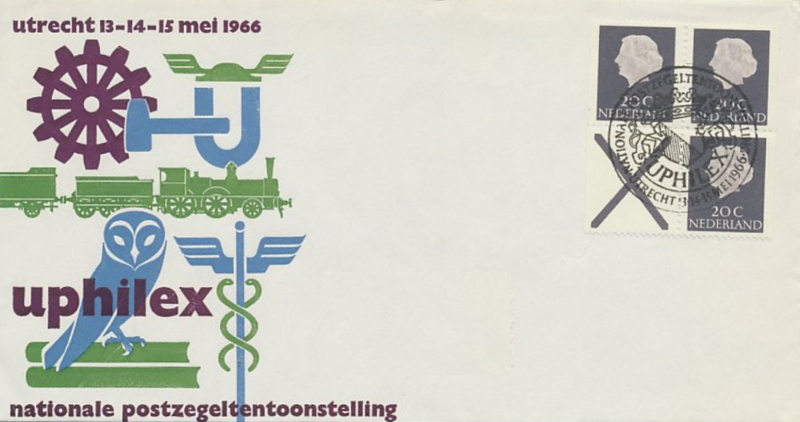 FDC, Uphilex,1966