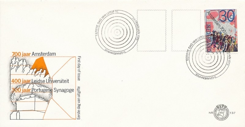 FDC: 700 years Amsterdam