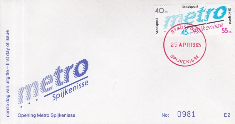 FDC: Spijkenisse metro