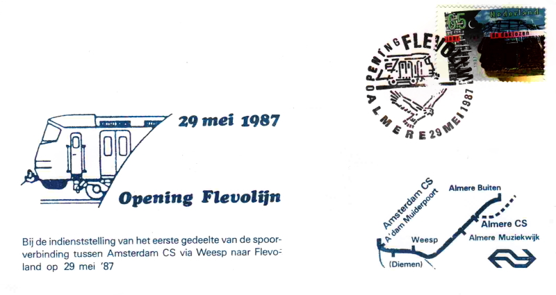 FDC: Opening Flevoline