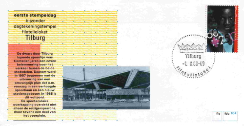 FDC: Tilburg railway station