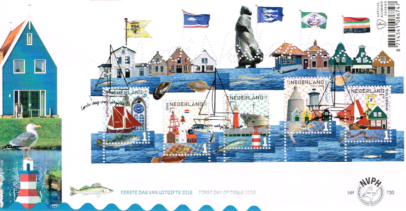 FDC, Beautiful Netherlands collection, 2016