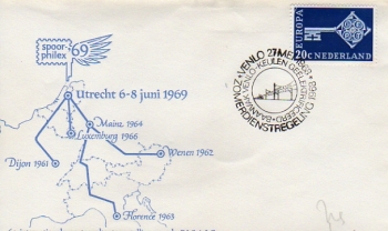 FDC: Spoorphilex 1969