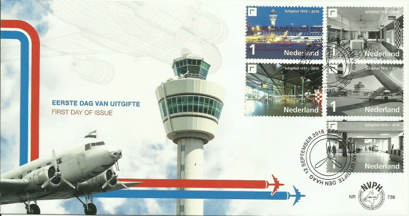 FDC: Schiphol 2016