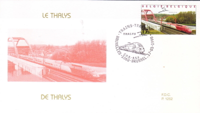FDC: Belgium with Thalys 1998 FDC: Belgium with Thalys 1998