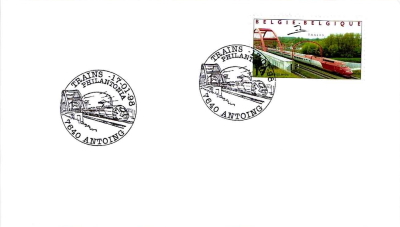 FDC: Belgium with Thalys 1998 FDC: Belgium with Thalys 1998