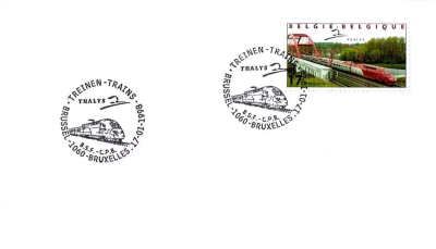 FDC: Belgium with Thalys 1998 FDC: Belgium with Thalys 1998