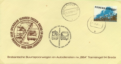 FDC: BBA Centenary 1980