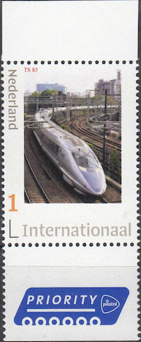 year=???, Dutch personalized stamp with train