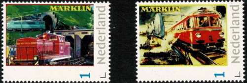 2021, Dutch personalized stamps with Märklin catalogue covers