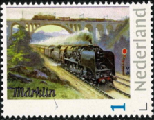 2021, Dutch personalized stamps with Märklin catalogue cover