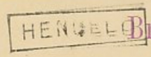 Dutch railway stop postmark