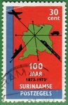 Surinam stamp commemorating Surinam Stamp Centenary