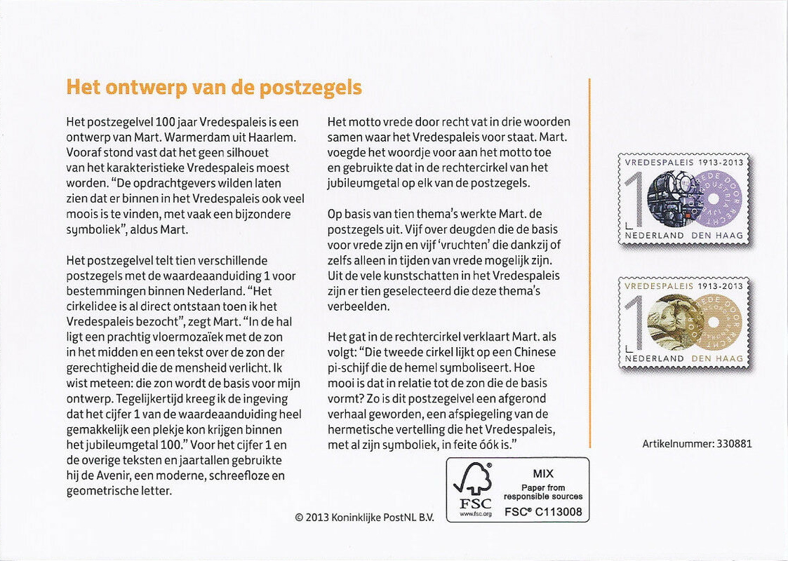verzamelmapje Nederland, presentation-pack