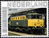 personalised stamp of The Netherlands with trains, trams, stations etc