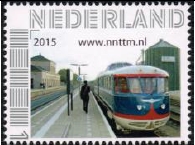 personalised stamp of The Netherlands with trains, trams, stations etc