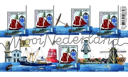 year=2016, Dutch stamp sheet Mooi Nederland Arnemuiden - NVPH: 3412