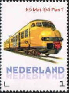 year=2017, Dutch personalised stamp with trains