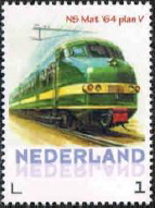 year=2017, Dutch personalised stamp with trains