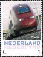 year=2017, Dutch personalised stamp with trains