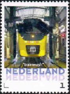 year=2017, Dutch personalised stamp with trains