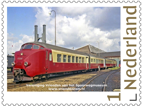 year=2021, Dutch personalized stamp with TEE train