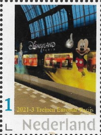 year=2021, Dutch personalized stamp with Eurostar