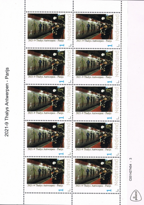 2021, NVPH: ---, personalised stamp: Thalys