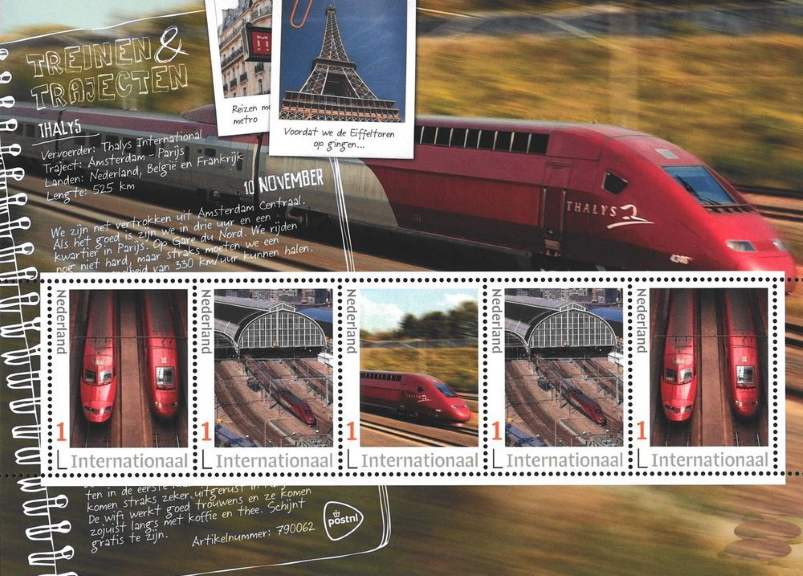 2021, NVPH: 3644-1, personalised stamp: Thalys