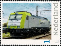 Dutch personalised stamp with Traxx DC