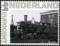 2022, NVPH:--- , personalized stamp with Dutch steam loco