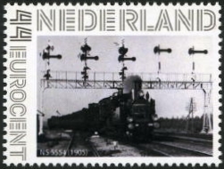 2022, NVPH:--- , personalized stamp with Dutch steam loco